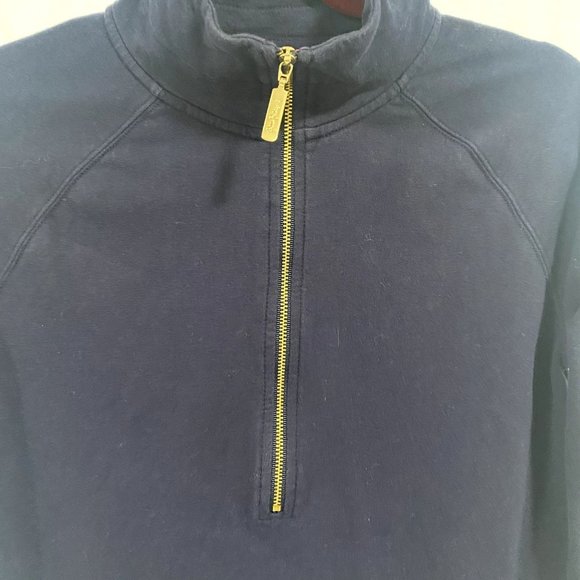 Lilly Pulitzer Skipper Navy‎ Blue Half Zip Popover Size XS - Picture 4 of 9